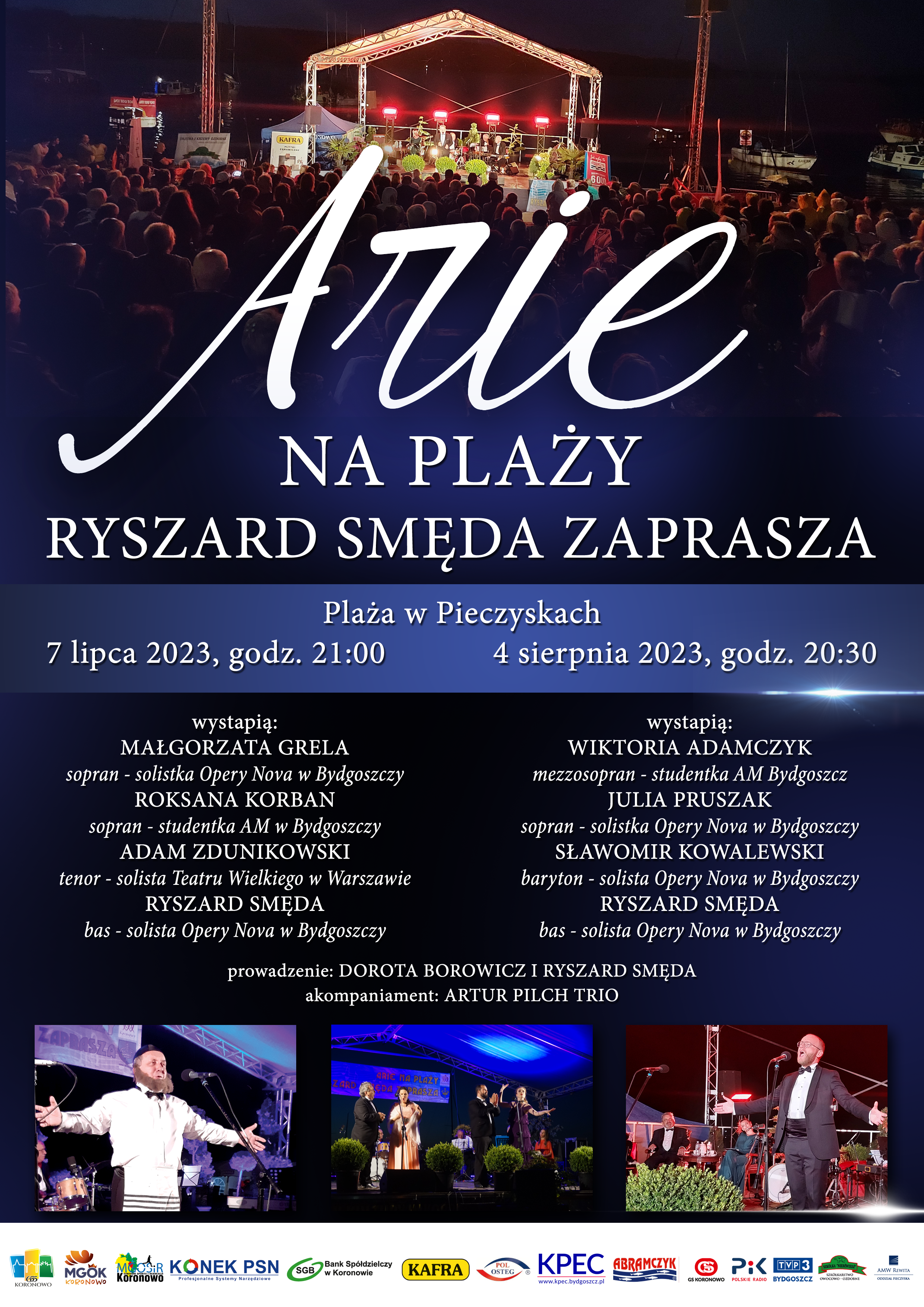 ARIE NA PLAZY logotypy