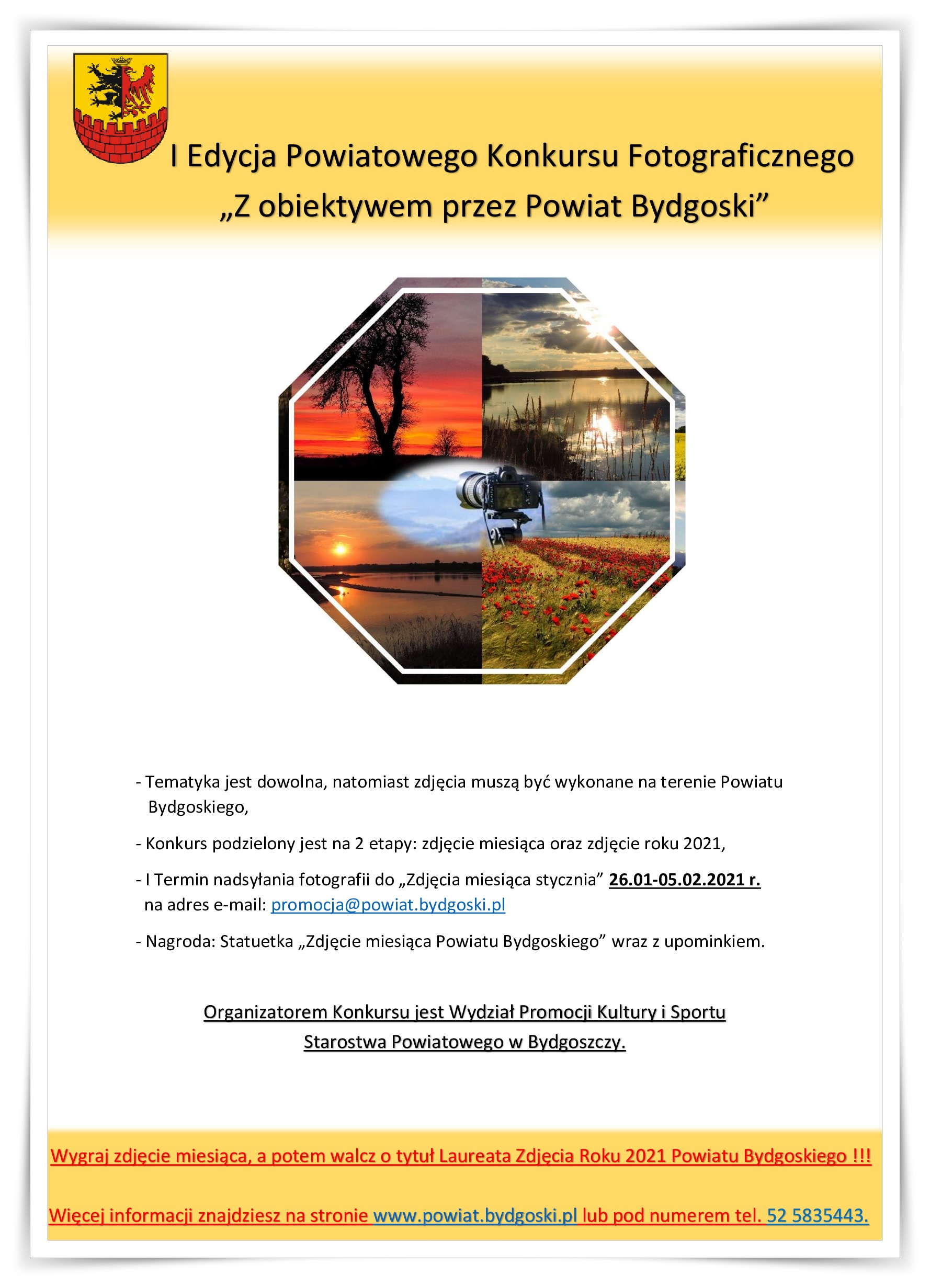 Plakat konkurs fotograficzny