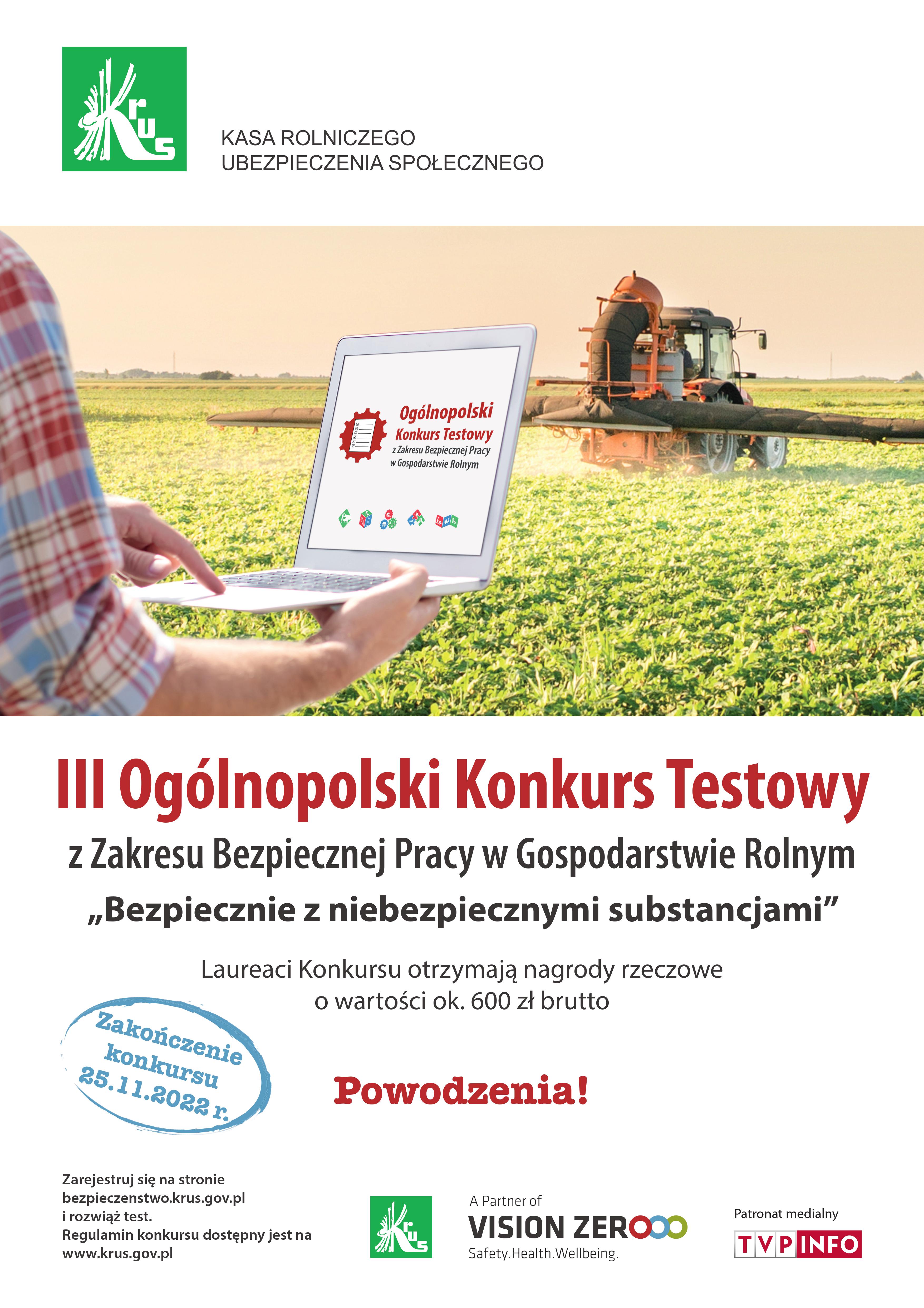 Plakat konkurs testowy 