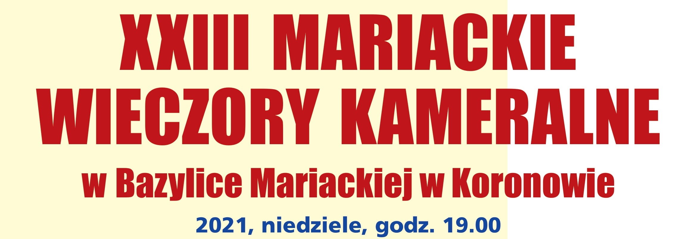 Mariackie Wieczory Kameralne