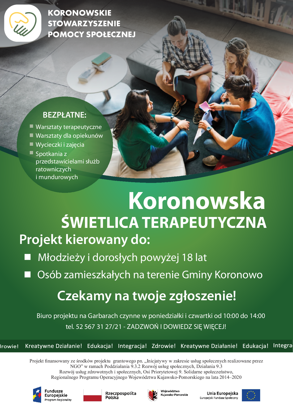 koronowo swietlica terapeutyczna