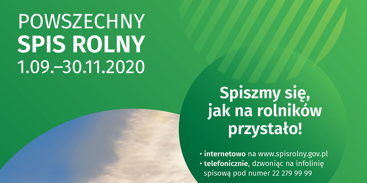 Informacja związana z Powszechnym Spisem Rolnym 2020