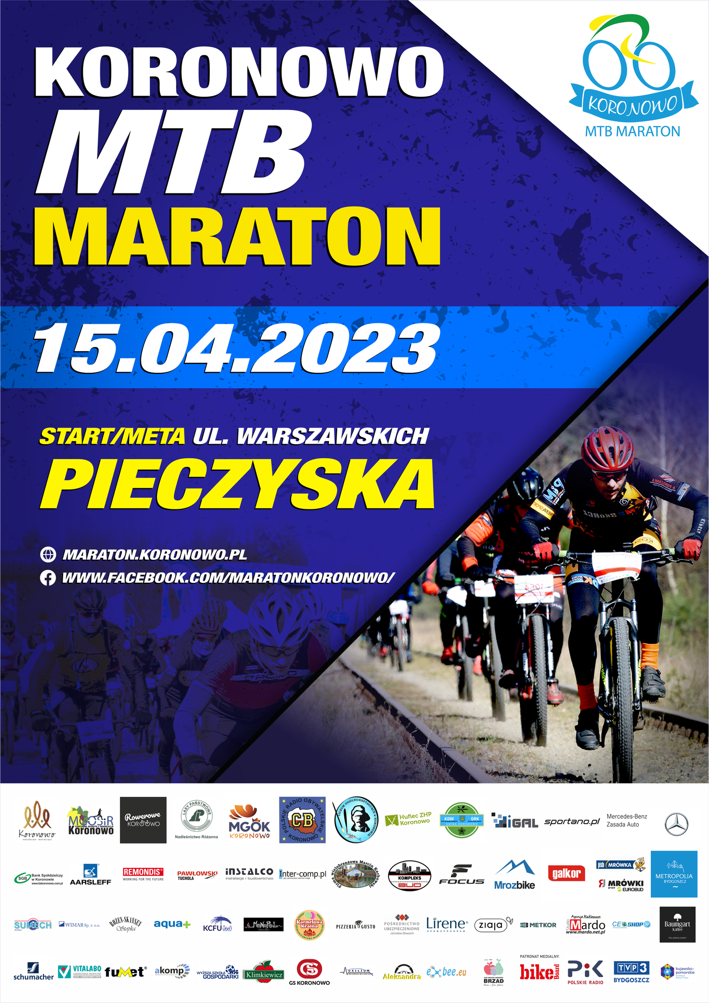 Plakat Koronowo MTB Maraton 2023