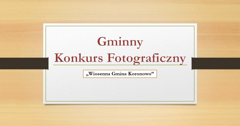 konkurs fotograficzny