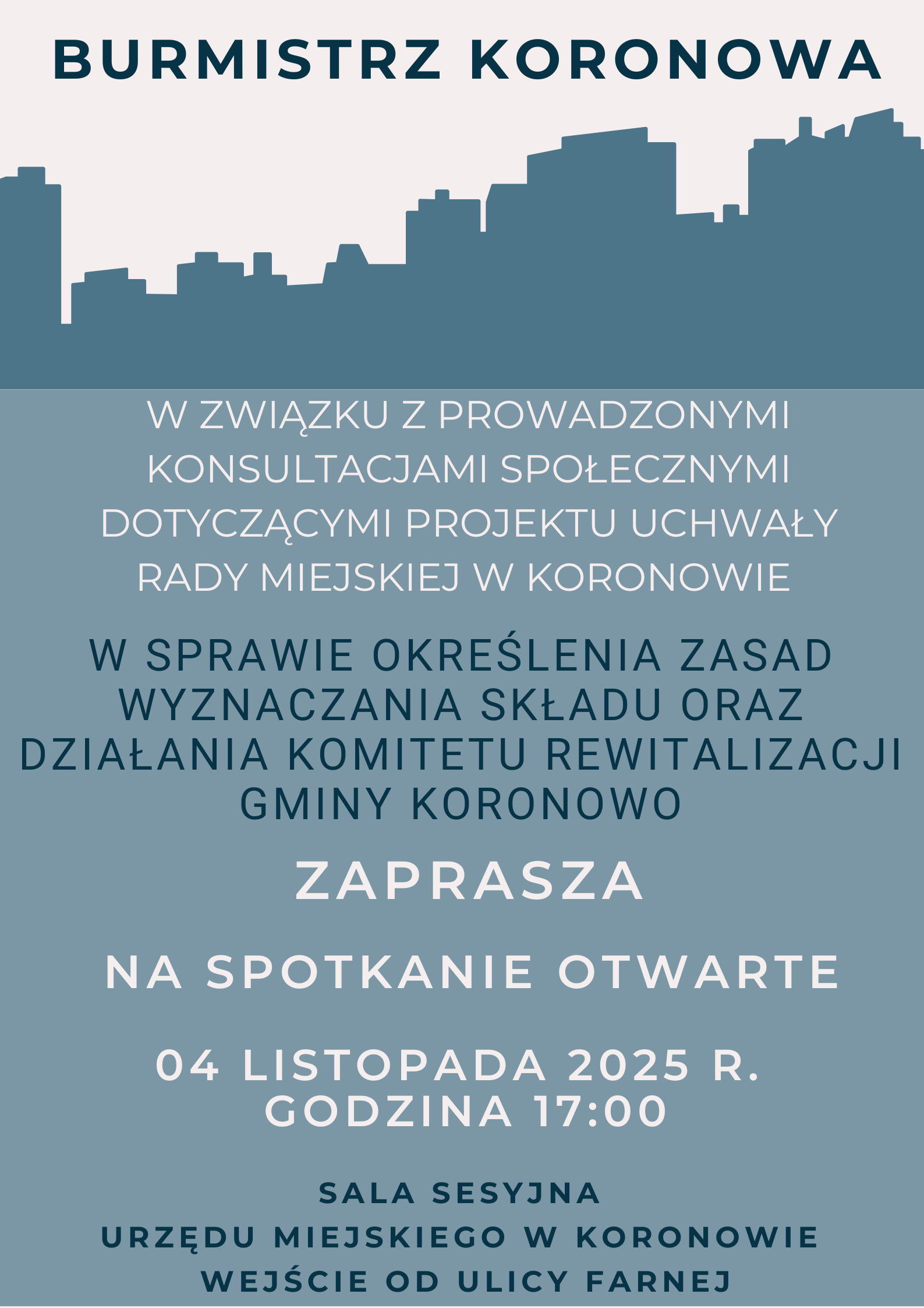 zaproszenie konsultacje