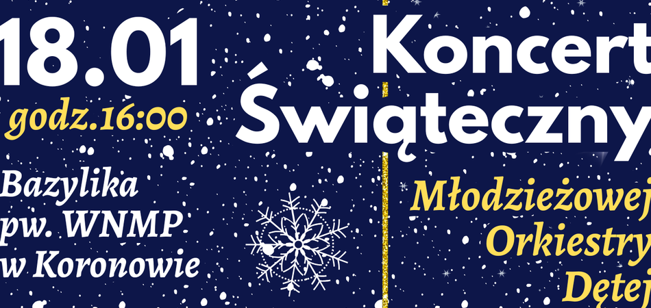 Koncert Świąteczny MOD - zapraszamy 18.01.26