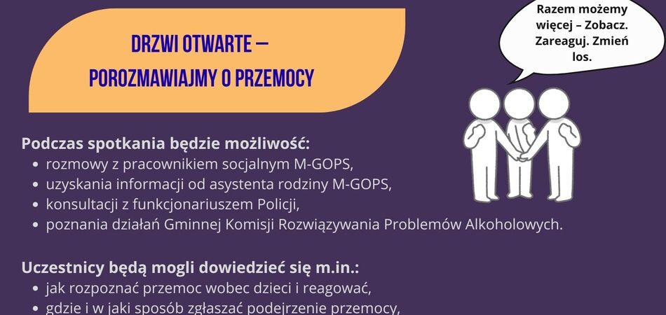 Drzwi otwarte - Porozmawiajmy o przemocy 